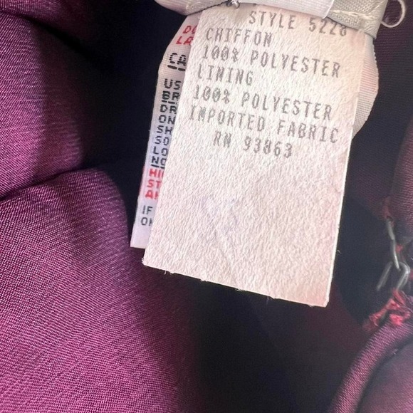 Purple Jim Hjelm formal occasion‎ long elegant prom dress - Picture 6 of 7